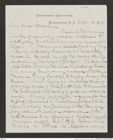Nachlass Franz Steindachner, Brief von Spencer F. Baird an Franz Steindachner (11.11.1878), Inv.Nr. 20.02, Seite 1